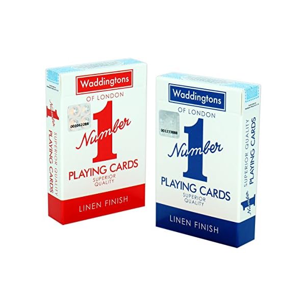 Waddingtons Number 1 Classic Red and Blue Twin Pack