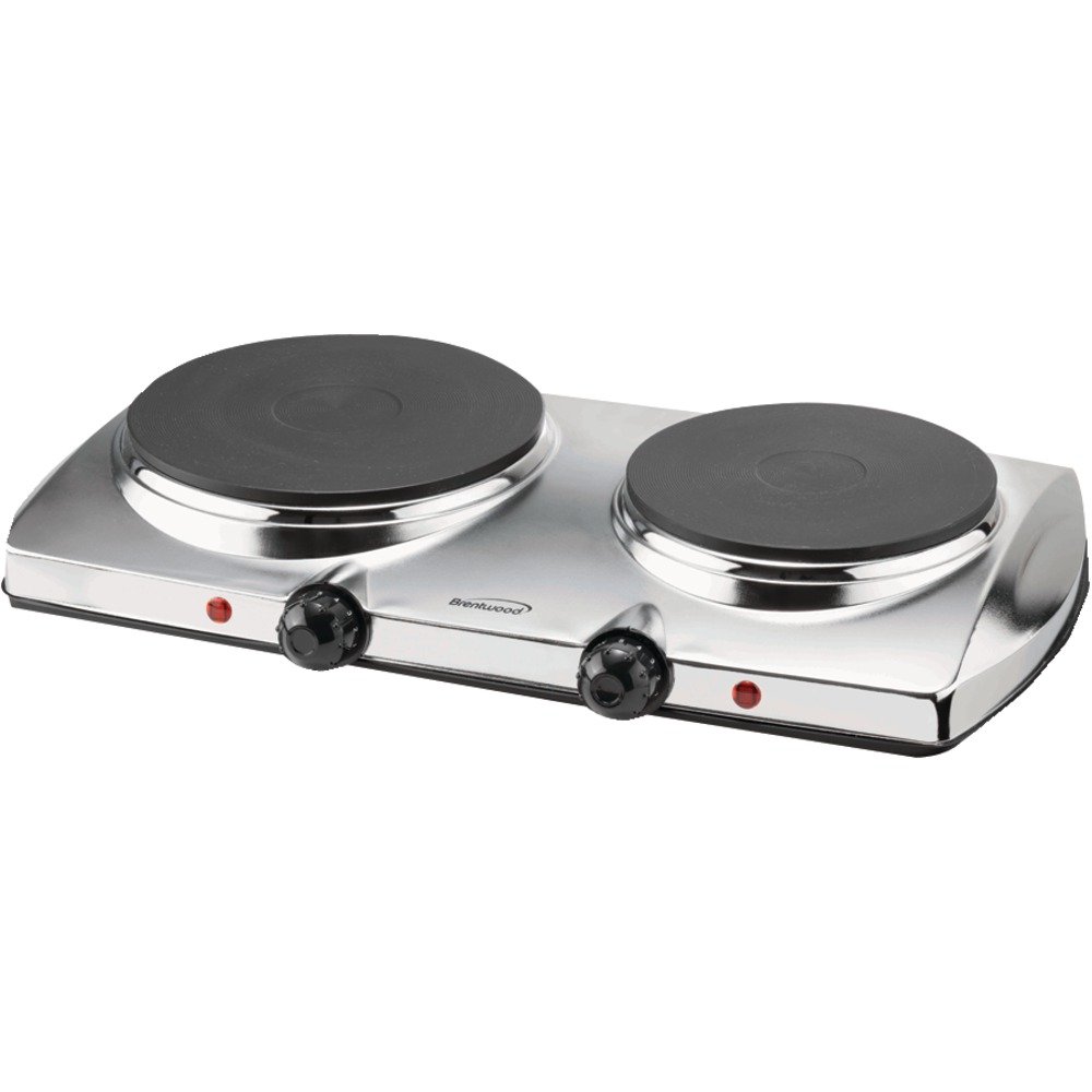 Brentwood TS372 Electric Twin Burner Electric Countertop