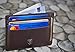 Travando ® Front Pocket Wallet Minimalist Slim Wallets for Men TEXAS - 9 Card Slots - RFID Blocking - Thin Card Sleeve