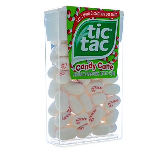 Tic Tac Candy Cane Singles 1 Ounce (Pack of 12) Food, Beverages