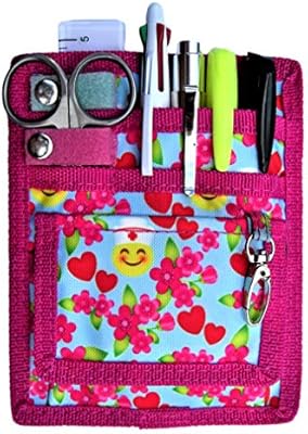 Amazon Com 6 Piece Protective Lab Coat Pocket Organizer Kit Has Colorful Smiley Pattern Attractive Yet Durable Made Of Strong Denier Polyester Home Improvement