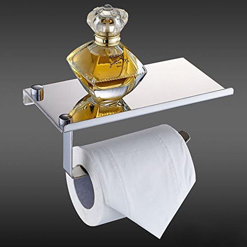 SHIYONG Bathroom Mobile Phones Towel Rack Toilet Paper Holder Tissue Boxes Stainless Steel Bathroom Paper Phone Holder