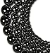 LK-CRAFTS Natural Black Hematite Gemstone Round Loose Beads for Jewelry Making Findings/Accessories 1 Strand 15.5 inches - 6mm