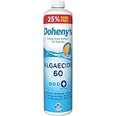 Doheny's Algaecide 60 | Pro-Grade, Metal-Free &amp; Non-Foaming | Prevents All Algae Types | No Stains, No Clouding | Safe for Salt, Chlorine &amp; Bromine Pools | Treats 160,000 Gallons | 40oz