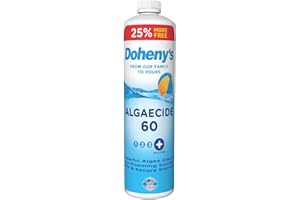 Doheny's Algaecide 60 | Pro-Grade, Metal-Free & Non-Foaming | Prevents All Algae Types | No Stains, No Clouding | Safe for Salt, Chlorine & Bromine Pools | Treats 160,000 Gallons | 40oz