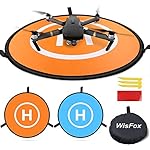 WisFox Landing Pad Drone Tapis D’atterrissage Pliable et étanche Diamètre 75cm pour DJI Mavic