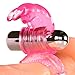 Vibrating Cock Ring - 7 Function Vibrating Bullet - Stretchy Ring for Prolonging Erections - Adult Sex Toy