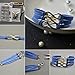 PH PandaHall 120pcs Ribbon Ends 6 Colors Belt Buckle End Tip Brass Ribbon Crimp Ends 10mm Leather Crimp Ends Pinch Crimp Clamp Cord Ends Fasteners for Belt Clip Repair Ending Jewelry Making