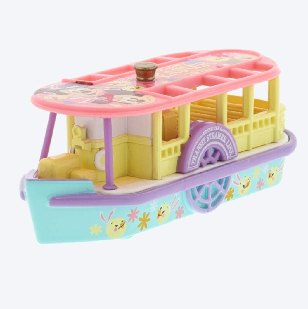 Amazon うさピヨ トミカ トランジットスチーマーライン ディズニー イースター 東京 ディズニーリゾート Tdr ディズニーシー限定 Tip Topイースター ビークルコレクション ミッキー フレンズ ミニカー ダイキャストカー おもちゃ