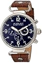 August Steiner Men's AS8131BU Analog Display Swiss Quartz Brown Watch