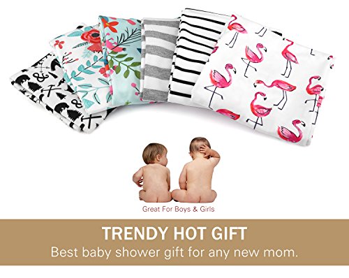 Zooawa Nursing Breastfeeding Cover, Soft Cotton Mulit-Use Cover for Baby Breast Feeding Essentials, Baby Car Seat Canopy, Stroller, Shopping Cart Cover, Nursing Scarf