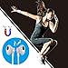 Wireless Headphones,V4.1 Magnetic Bluetooth Earbuds Stereo Noise Canceling Sport Earphones Sweatproof Headset w/Mic Compatible iPhone X/8/8 plus/7/6, Samsung S9/S8/S6 Note 8/7 and Android Smartphones