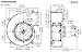 Dayton 1TDV4 High Temperature Blower