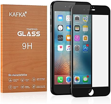 iPhone 6S Plus 3D Curved Edge Glass Screen Protector KAFKA Full Cover Tempered Glass Screen Protectors Highest Quality Easy Install Edge to Edge Anti-Scratch,Fingerprint,Bubble.for Apple iPhone 6 Plus