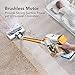 Tineco A10 Master Cordless Vacuum Cleaner, 350W Rating Power Strong Suction 2 LED Brush Specific for Hardwood Floor and Carpet with 2PCS Detachable Batteries up to 50 Minutes Runtime