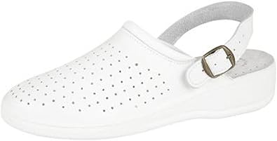 white leather mule sneakers