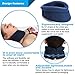 VELPEAU Neck Brace for Neck Pain and Support -Soft Cervical Collar for Sleeping in Bed, Snoozing, Sleeping Upright, Anti-Snoring, Sleep Apnea for Women & Men(Blue, Comfort Version, S: 10.5-11.5
