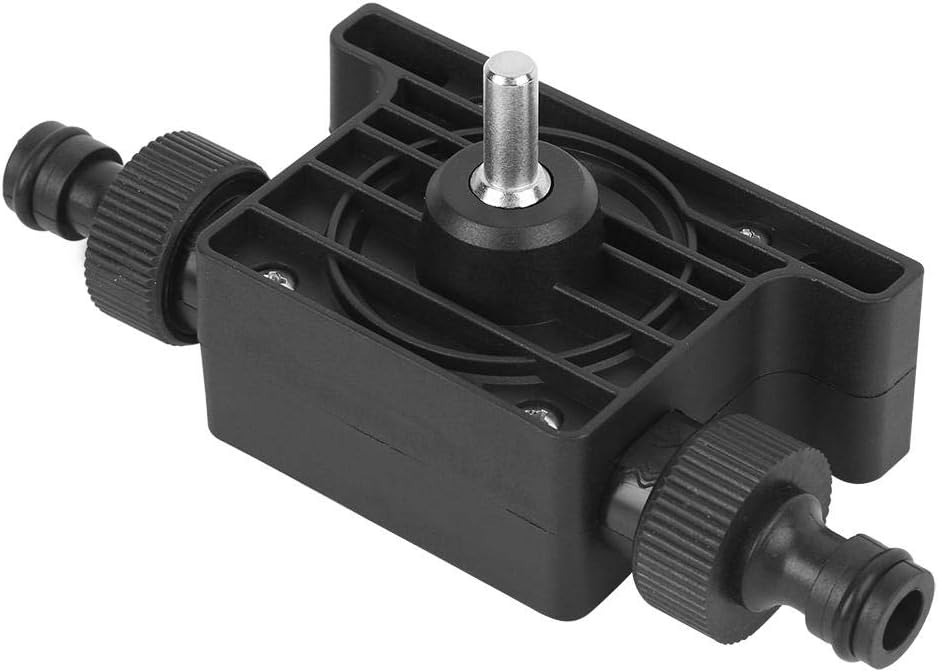 Drill Pump for Water Drill Powered Water Pump, Portable Electric Drill Driven Type Pump Compact Water Oil Pump with 2pcs Connector