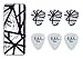 Dunlop Eddie Van Halen EVH Pick Tin EVHPT03 w/Bonus RIS Pick (x1) 710137091146
