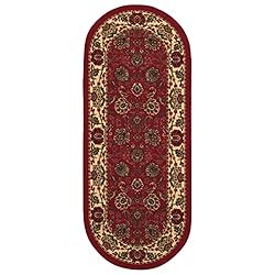 Machine Washable Oriental Design Non-Slip