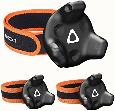 HTC VIVE Tracker Straps by DACCKIT - Precision full-body tracking for VR and Motion Capture, Straps Set for HTC VIVE Virtual Reality System Tracker 2018