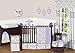 Sweet Jojo Designs 11-Piece Lavender, Gray and White Elizabeth Damask Print Baby Bedding Collection Girl Crib Set Without Bumper