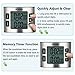 Habor Kitchen Timer, Cooking Dual Timer with Calendar Clock, 4-Level Adjustable Alarm Volume, Larger Backlit Display, Stronger Magnets, Count-up & Countdown for Cooking etc (Battery Included)