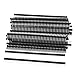 Hobbypower 50 x Single Row 40Pin 2.54 mm Black Male Pin Header Connector