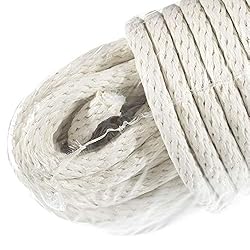 Solid Braid Construction Cotton Sash Cord - 1/4