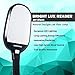Sleekform LED Floor Lamp for Reading & Crafting | Adjustable Standing Overhead Gooseneck | Full Spectrum Dimmable| Eye Protective Natural Daylight | Sturdy Base | For Hobbies, Sewing, Crafting