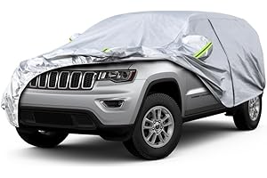Koukou SUV Car Cover Custom Fit Jeep Compass from 2006 to 2025, Waterproof All Weather for Automobiles, Sun Rain Dust Snow Protection. (Ships from US Warehouse, Arrive Within 3-7 Days)