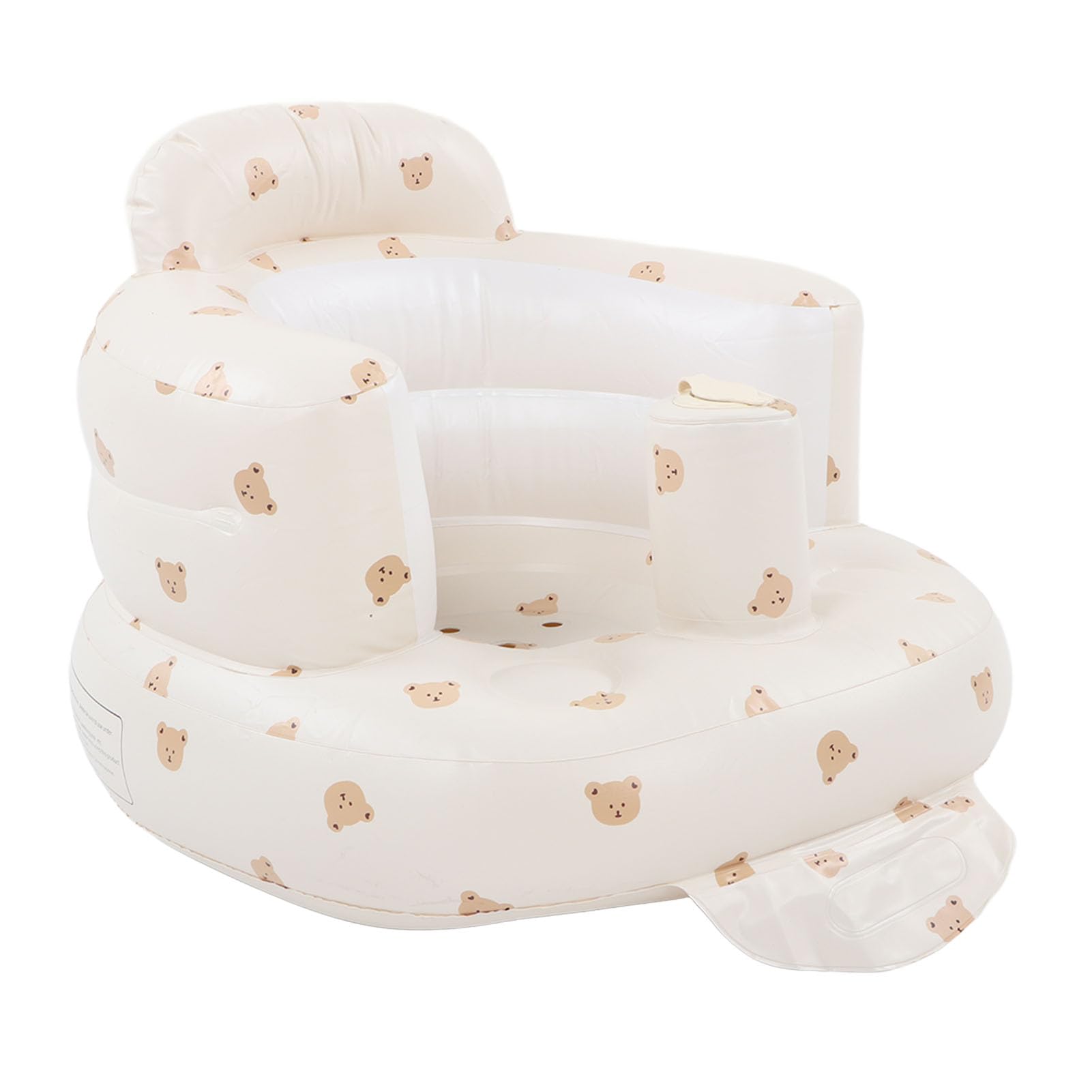 Baby Inflatable Seat, Infant Back Support Sofa Lounger Summer Toddler Shower Chair Floor Seat, Portable Sit Up Chair Floor Seater Gifts for Sitting Up 3-36 Month Olds