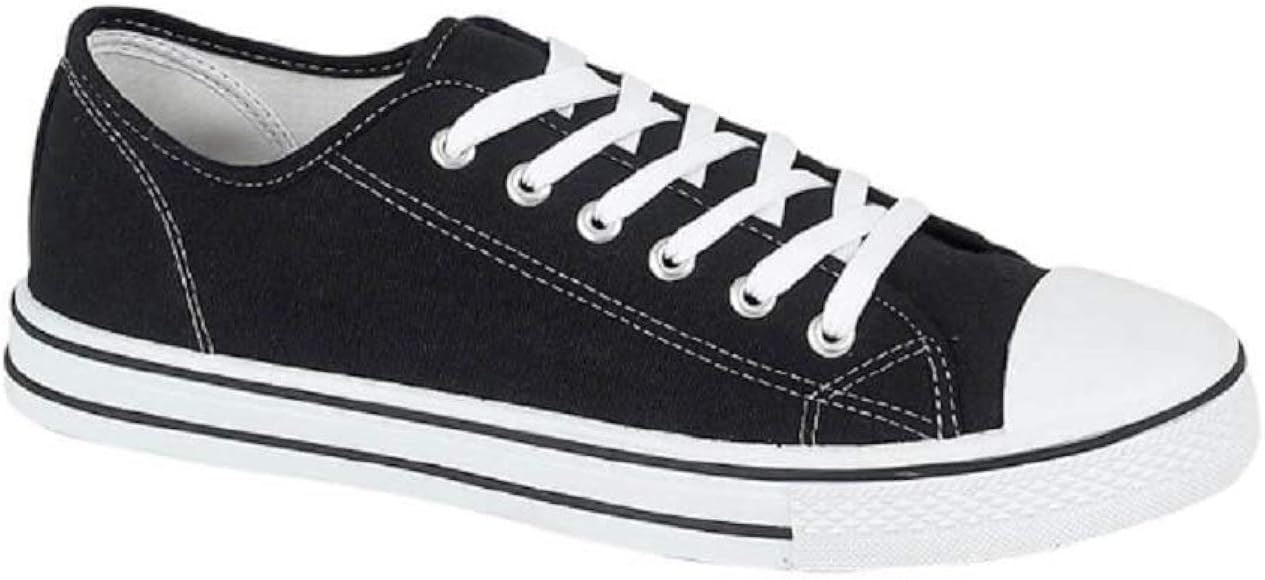 girls black lace up pumps