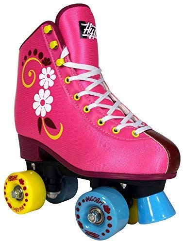 Roller Skates for Girls | HYPE uGOgrl girls quad roller skates | Comfortable fit | Made for Fun | Looks great (J13)