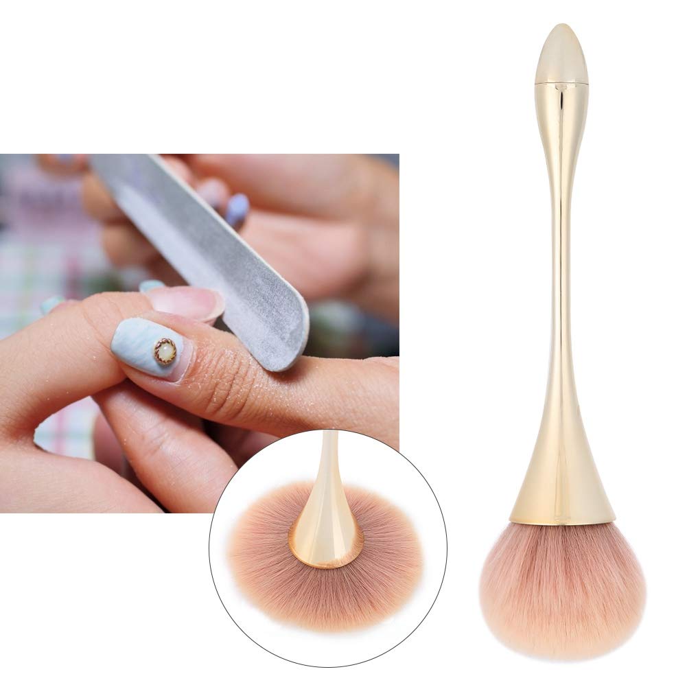 Professional Long Handle Nail Dust Removal Brush - Manicure Tool for Nail Art and Powder Cleaning | Durable Salon & Home Use Nail Brush with Ergonomic Design | Efficient Dust and Powder Remover