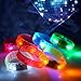 Voice Activated Sound Control LED Flashing Bracelet Wristband Bangle Light-emitting bracelet for Night Pub Bar Disco Party 5 Pack