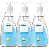 Aleva Naturals Hypoallergenic Bottle and Dish Wash Liquid - Plant-Based and Fragrance-Free Formula, Dish Soap to Clean Baby F