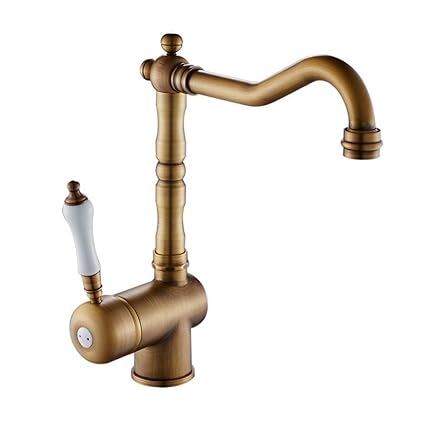 Vintage Kitchen Faucet Waterfall Spout Oil Rubbed Bronze Single