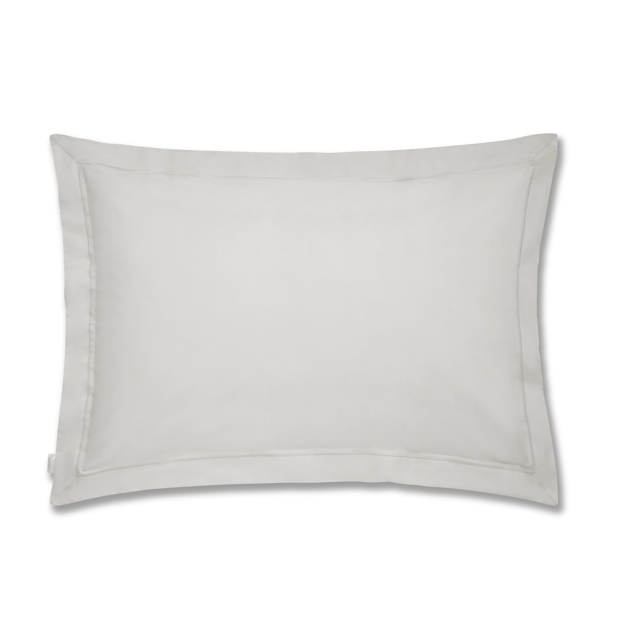 Plain Dyed Cotton Percale Grey 200TC Oxford Pillowcase 50 x 80 cm