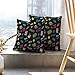 LALILO Throw Pillow Covers, Video Game Controller Accent Double-Sided Pattern for Sofa Cushion Cover Couch Decoration Home Gift Bed Pillowcase 18x18 inch