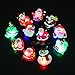 Coluans 25Pc Halloween Party Favors LED Flash Rings for Kids and Adults Halloween Treats Non Candy Gift Bag Fillers Great Assortment of 50