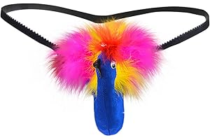 XINCHANGSHANGMAO Aiung Men's Novelty Thongs Funny T-Back G-String Pouch Thong Underwear Gag Gifts