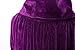 OurLore Unisex Full Length Hooded Robe Cloak Long Velvet Cape Cosplay Costume 59 inch(Purple)