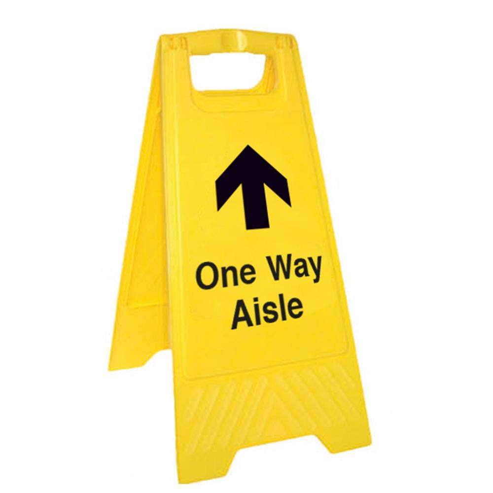 Vsafety One Way - Double Sided Floor Sign