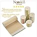 Premium Elastic Bandage Wrap (4” Wide, 2 Pack) - Nexskin Latex Free Athletic/Medical Compression Bandages Hook & Loop Fasteners at Both Ends - Lifetime Washable & Reusable Bandages
