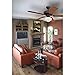 Westinghouse 7784600 LED Schoolhouse Indoor/Outdoor Energy Star Ceiling Fan Light Kit, Oil Rubbed Bronze Finish with White Opal Glass