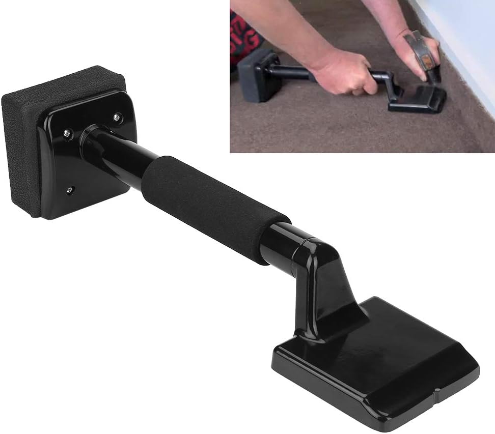 Carpet Kicker Stretcher Knee Kicker Installer Tools Installation Non-adjustable Steel Tooth with Protective Knee Pad and Padded Handle