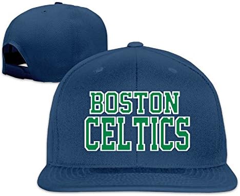 Unisex Celtics Snapback Adjustable Hat One Size--Navy