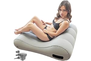 BommaxPro Bigger Size Sex Pillow with Pump and Handle Inflatable Sex Chair Sofa Bench Cushion for Couples Adult Toys Sex Furn