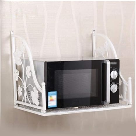 Wxp Kitchen Furniture Wrought Iron Microwave Oven Rack Wall